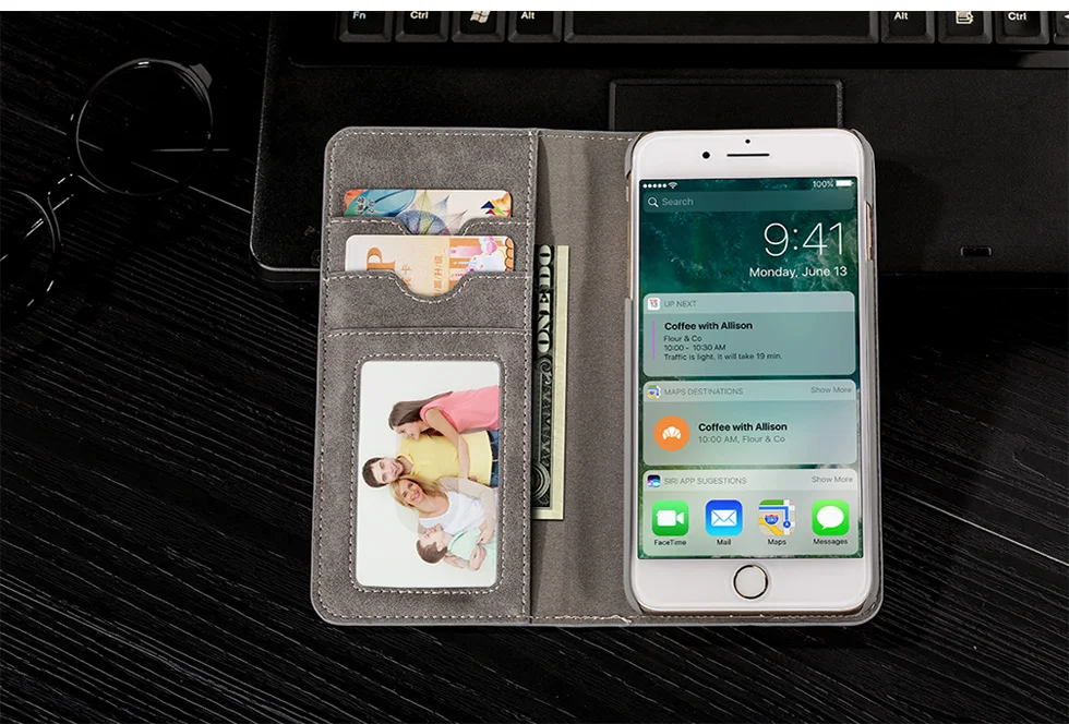 Musubo чехол для Apple iPhone 7 Plus флип чехол для iPhone 6 6 S Samsung Galaxy S8 плюс Примечание 8 кожаный чехол подставка крышка кошелек сумка