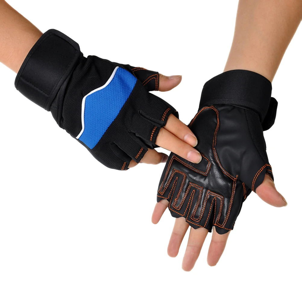 1 пара дышащие спортивные перчатки с полупальцами переносные для тренировок езды