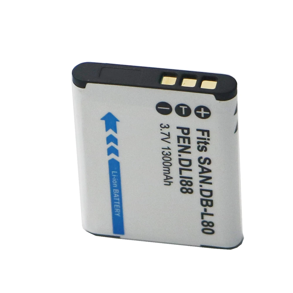 Аккумуляторная батарея L80A D LI88 DBL80 DLi88 для Sanyo аккумуляторная моделей PENTAX CG100 P70 и