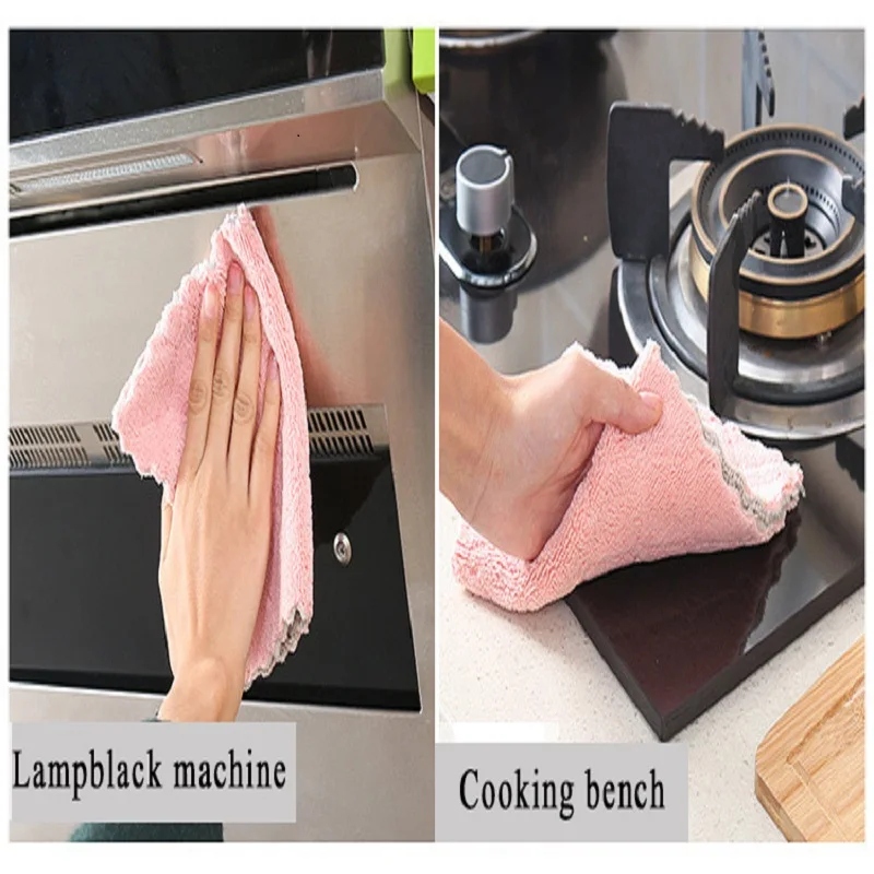 Бытовые кухонные полотенца супервпитывающая салфетка из микрофибры для мытья