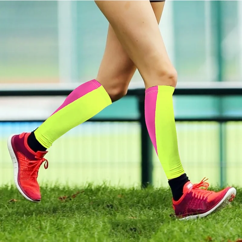 Men Women Compression Sleeve Leg Warmer Sport Calf warmers Cover For Cycling Marathon Running | Спорт и развлечения