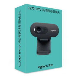Logitech C270 HD вид 720 P черный веб-камера с микрофоном Micphone Видеозвонок для Android ТВ Oiginal веб-камеры - Цвет: Красный