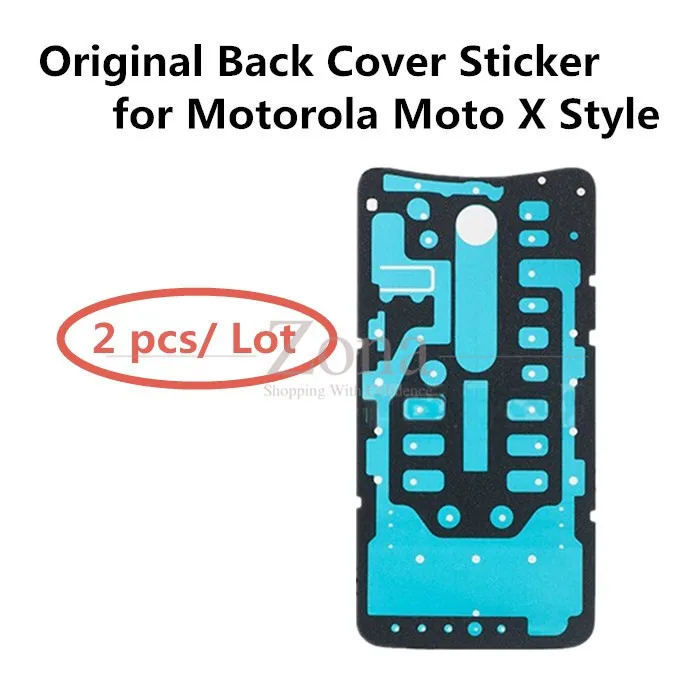 2 шт./лот оригинал для Motorola Moto X Стиль задняя крышка клейкая наклейка Задняя
