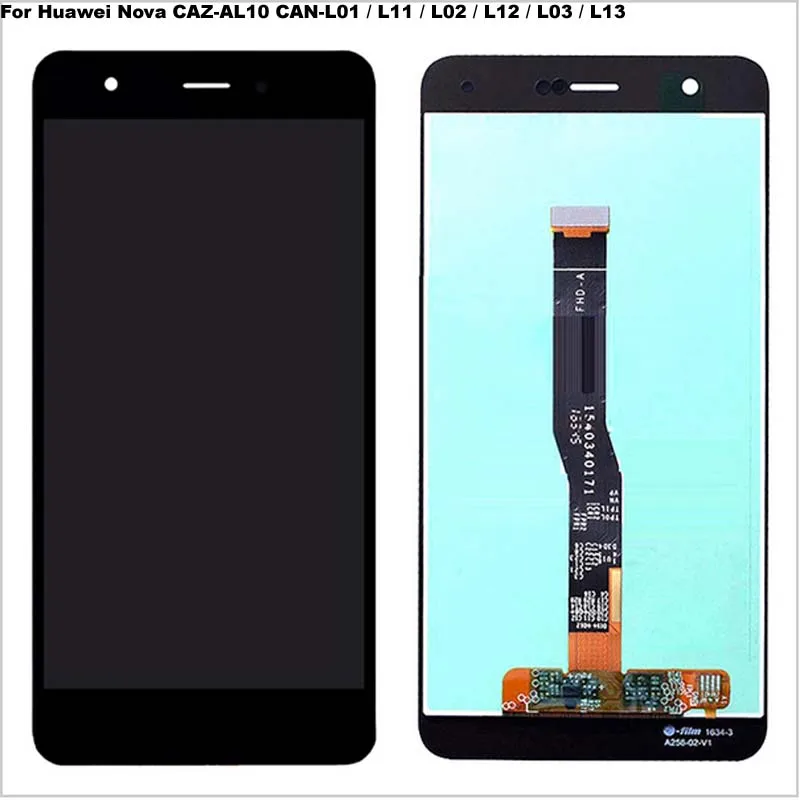 Полный ЖК-дисплей 5 0 дюйма + цифровой преобразователь сенсорного экрана в сборе