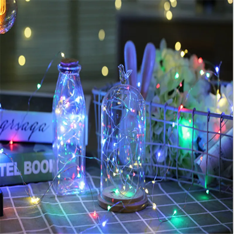 1 м 10 свет свадебное украшение Фея Рождественское светодио дный гирлянда