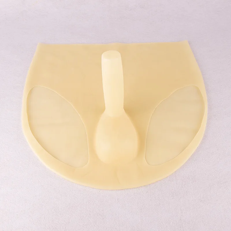 Мужское закрытое Эротическое нижнее белье латексные трусы резиновые шорты с