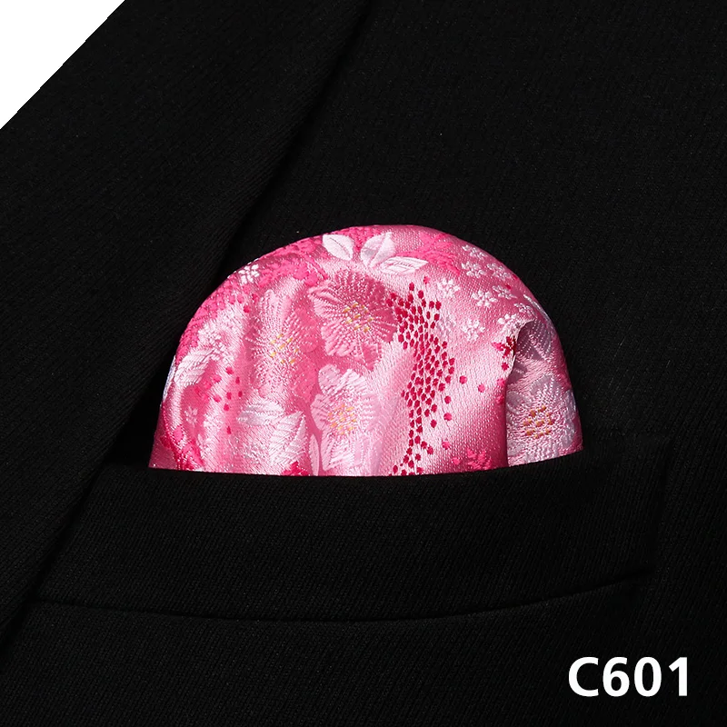 Платок для свадебной вечеринки # C6 Классический Карманный платок с цветочным