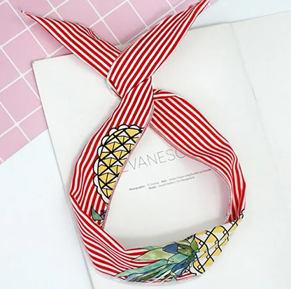 as picture 26 TWDVS Korean Version Of Rabbit Ears Knotted Wire Hair Band Bow Polka Dot Lady Headband Women Headdress Sweet Hair Accessories - Цвет: as picture 26