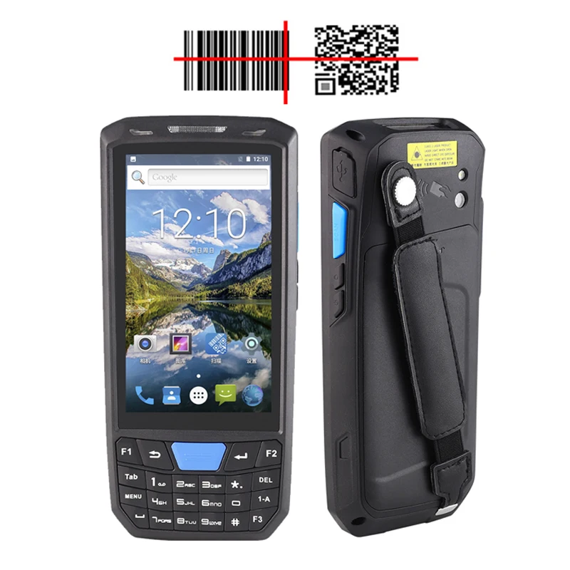 Logo Customized WIFI 4G Camera Industrial Rugged 1D 2D qr code Barcode scanner handheld logistics android data reader nfc pda | Компьютеры