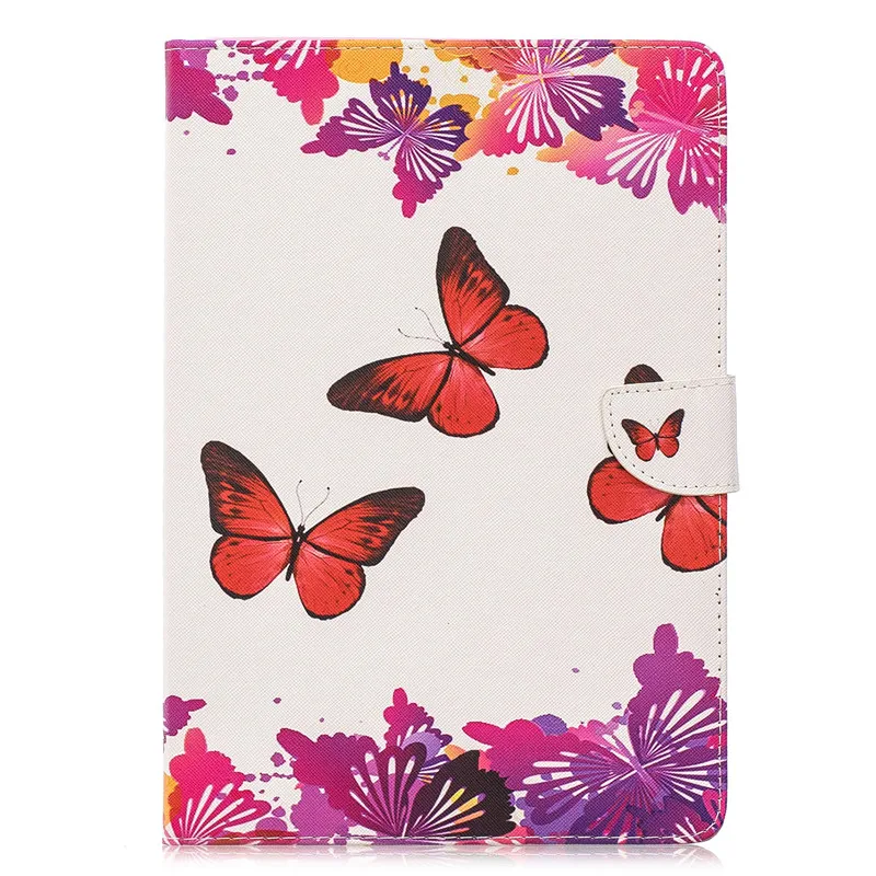 Pink Butterfly Чехол для планшета для huawei T5 10,1 чехол Funda Kawaii Единорог Кот Щенок кожаный чехол для huawei MediaPad T5 10 чехол 10,1 дюймов - Цвет: Pink Butterfly