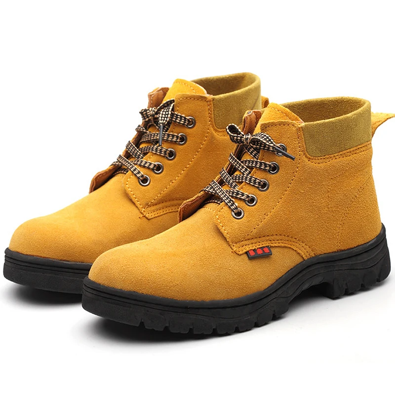 Мужская сталь носок безопасность рабочие ботинки анти прокол стальная подошва