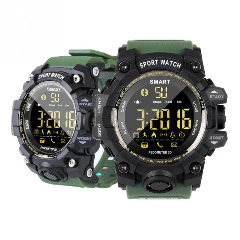 Водонепроницаемые Bluetooth часы EX16s Смарт уведомления дистанционное управление