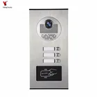 Yobang металлическая алюминиевая наружная RFID дверная камера доступа для 3 единиц квартиры видеодомофон дверной звонок дверная телефонная система