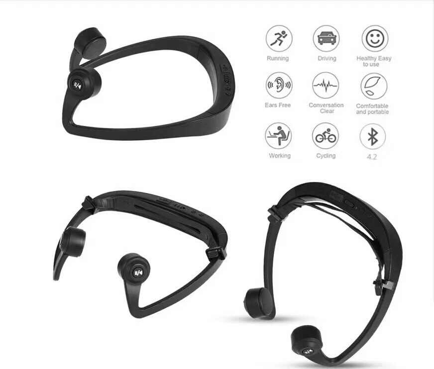 Bluetooth гарнитура V9 с ушным крючком и микрофоном|Наушники гарнитуры| |