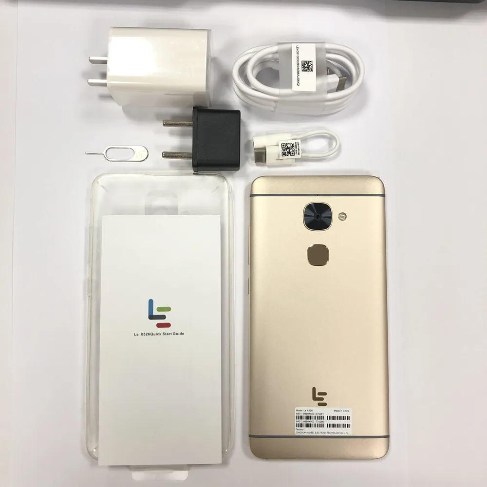 LeEco LeTV Le X526 X520, 5,5 дюймов, четыре ядра, 3000 мАч, 3 Гб ОЗУ, 64 Гб ПЗУ, 16,0 Мп, Android 6,0, Snapdragon 652, 4G LTE, смартфон