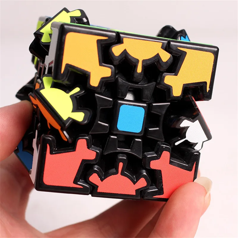 Новое поступление, шестерня, Классические волшебные игрушки, куб, 3x3x3, блок, скоростной куб, красочные детские развивающие игрушки, детские головоломки, куб, Магика