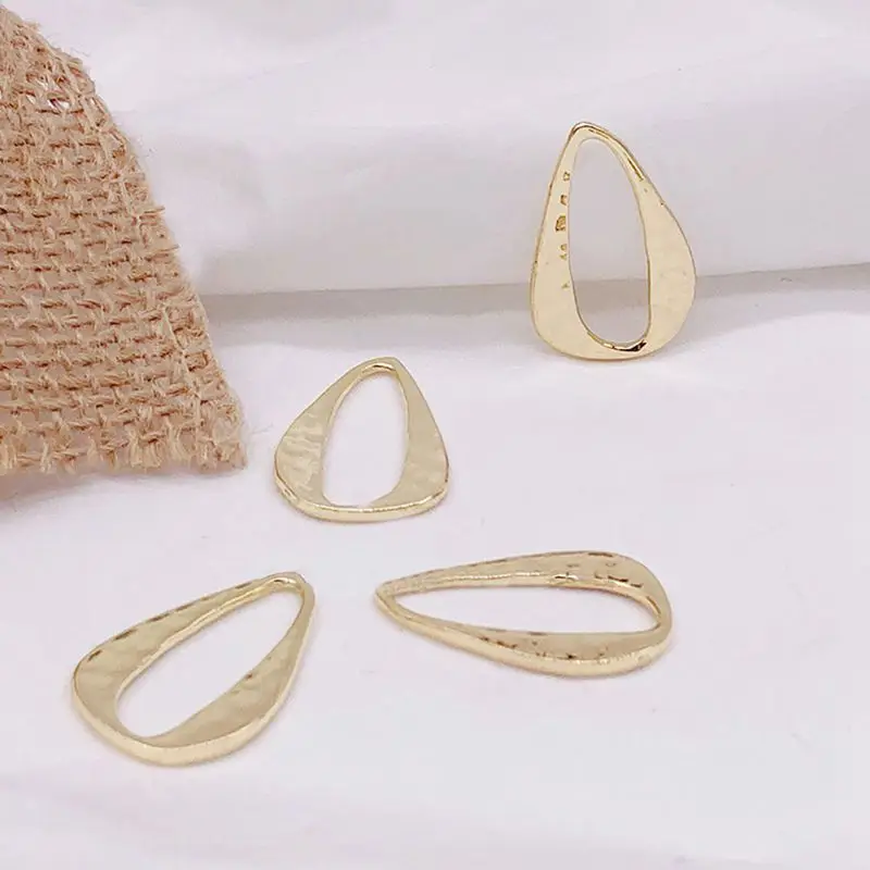 6 шт Цвет удерживающий Сплав Серьги Кулон DIY ювелирные аксессуары материал ожерелье нерегулярные границы