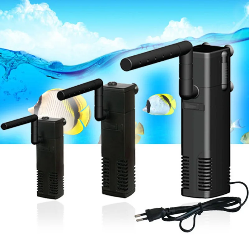 

Internal Aquarium Filter Water Pump with Spray Bar Filtration Durable for Fish Tank SLC88