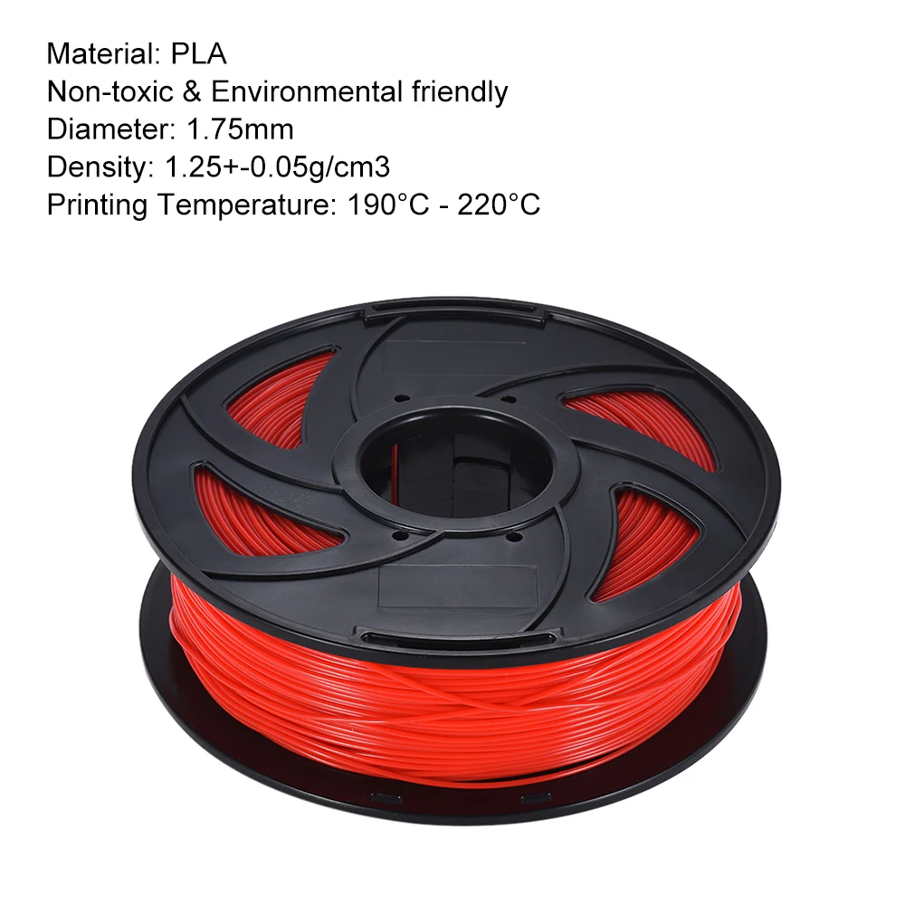 Нить для 3D-принтера Anet PLA 1 кг/рулон 1,75 фунт мм для 3D-принтера MakerBot Anet 17 цветов на выбор