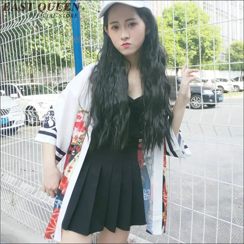 

Japanese Kimono Women Traditional Yukata Back Short Sexy Black Kimono Robe Sleepwear for Women AA1538