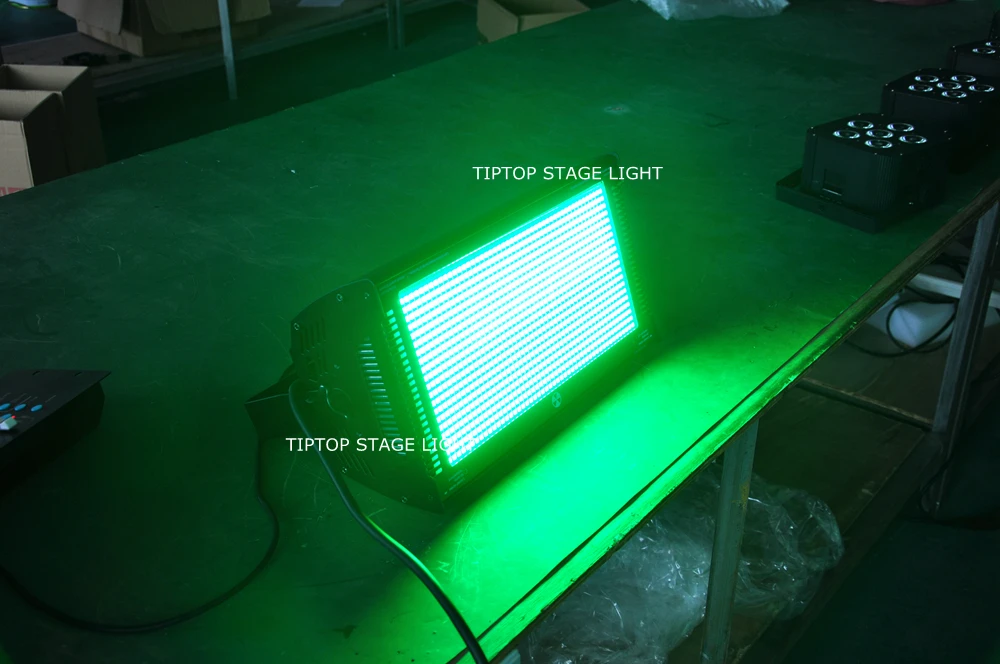 2 единицы высокого качества RGB светодиодный 1000 Вт стробоскопический светильник для dj светильник профессиональная вспышка для дискотеки вечерние KTV сценический клуб шоу Вентилятор охлаждения