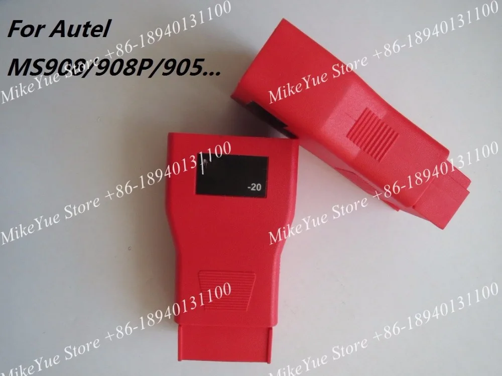 for Autel For KIA -20 Pins MaxiSys Pro MS906 MS906BT MS906TS MS908S Pro Mini MaxiCOM MK908P OBD I Adapters DLC Connector