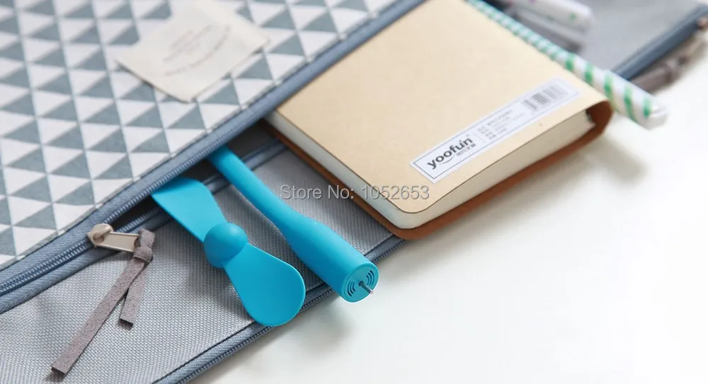 Xiaomi Mijia USB вентилятор Супер Бесшумный маленький вентилятор Портативный Гибкий мини вентилятор для питания ноутбука ПК