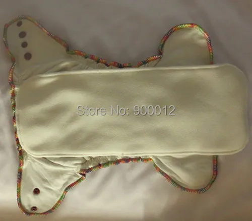 Высокое качество 4 комплекта бамбуковые велюровые детские тканевые подгузники