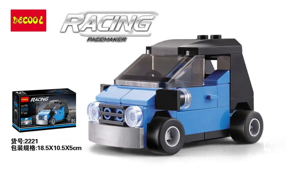 Decool 2220-2223 Mini Cooper/T1 Van/Beetle/smart строительные блоки кирпичи детские развивающие
