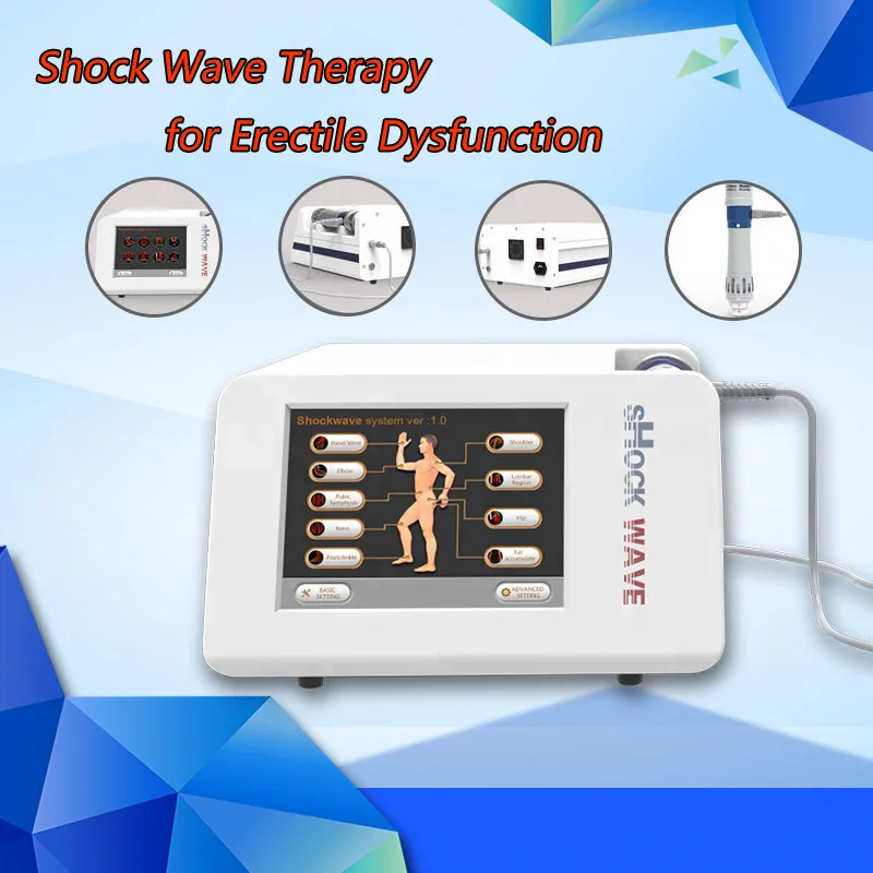 

New portable shockwave for pain relief treatment therapy Extracorporeal shock waves device for ED erectile Dysfuntion machine
