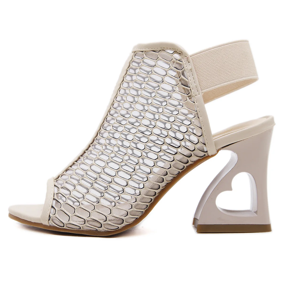 2018 женские Босоножки с открытым носком Ремешок на щиколотке босоножки высоком