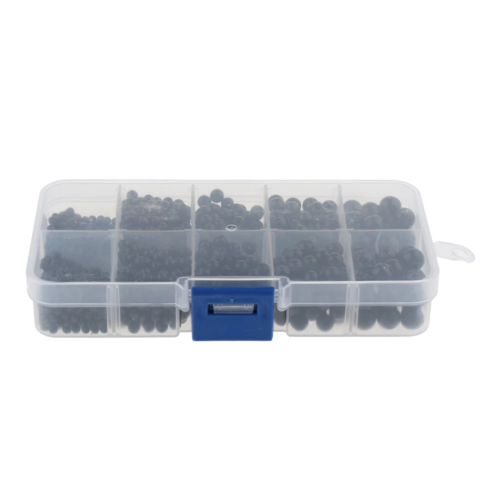 1380Pcs Black Plastic Safety Dolls Eyes with a Storage Box For Teddy Bear Animal Doll Soft Toy DIY Making 3/4/5/6/8mm | Игрушки и хобби