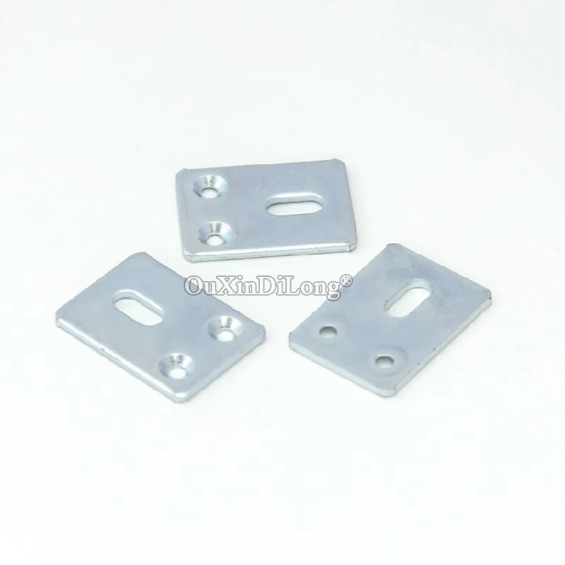 100PCS Metal Flat Corner Braces Furniture Connecting Fittings Frame Board Shelf Support Brackets Repair Parts Hardware | Обустройство