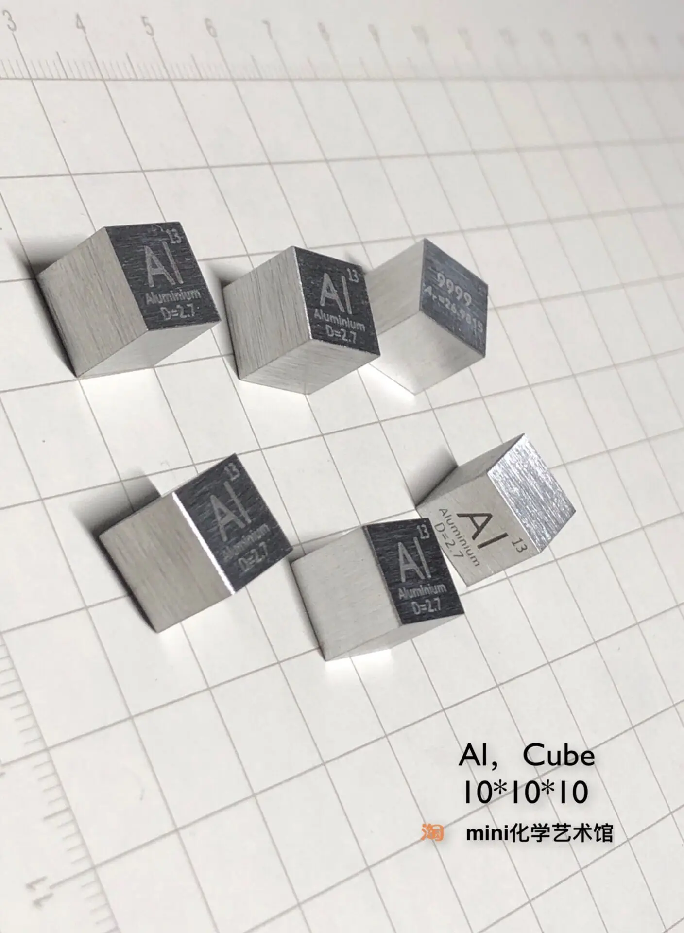 2 шт высокой чистоты 4N Алюминиевый металлический алюминиевый периодически