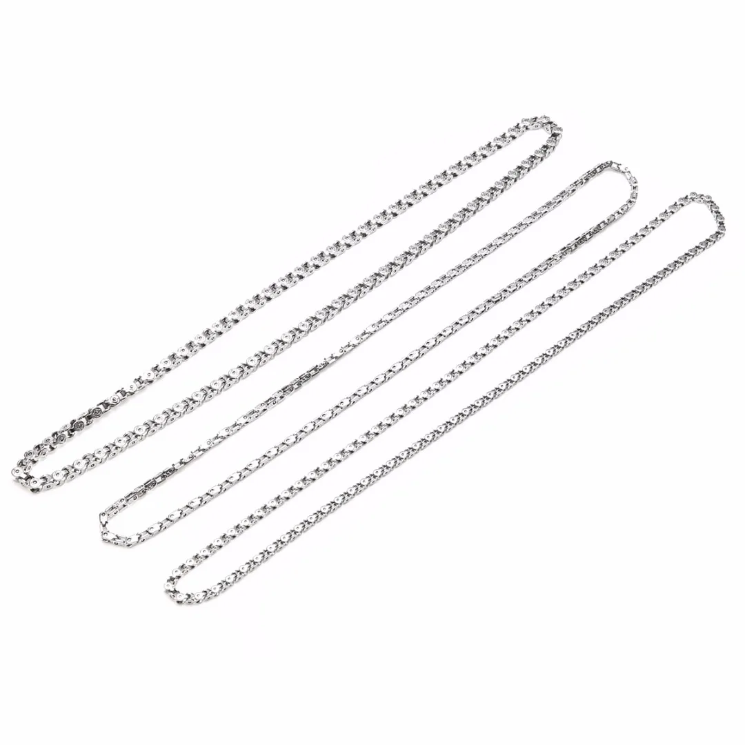 Очаровательная цепочка унисекс ожерелье с цепочками из нержавеющей стали|chain