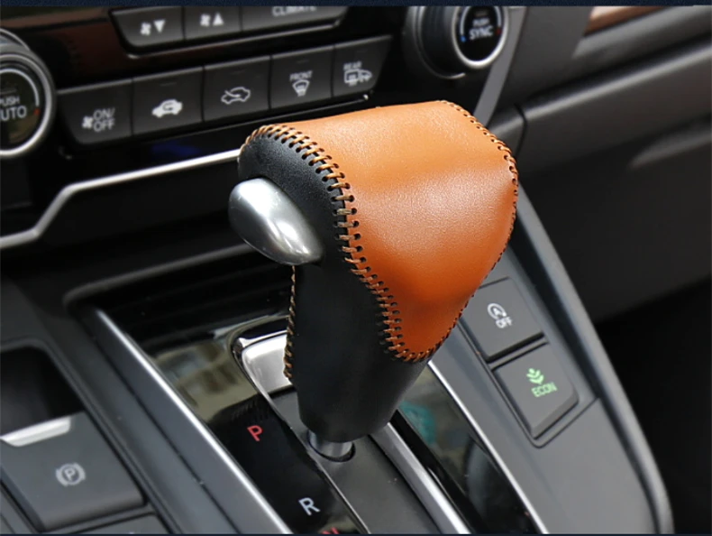 Для HONDA CRV C RV 2017 кожаный центральный пульт переключения передач декоративный