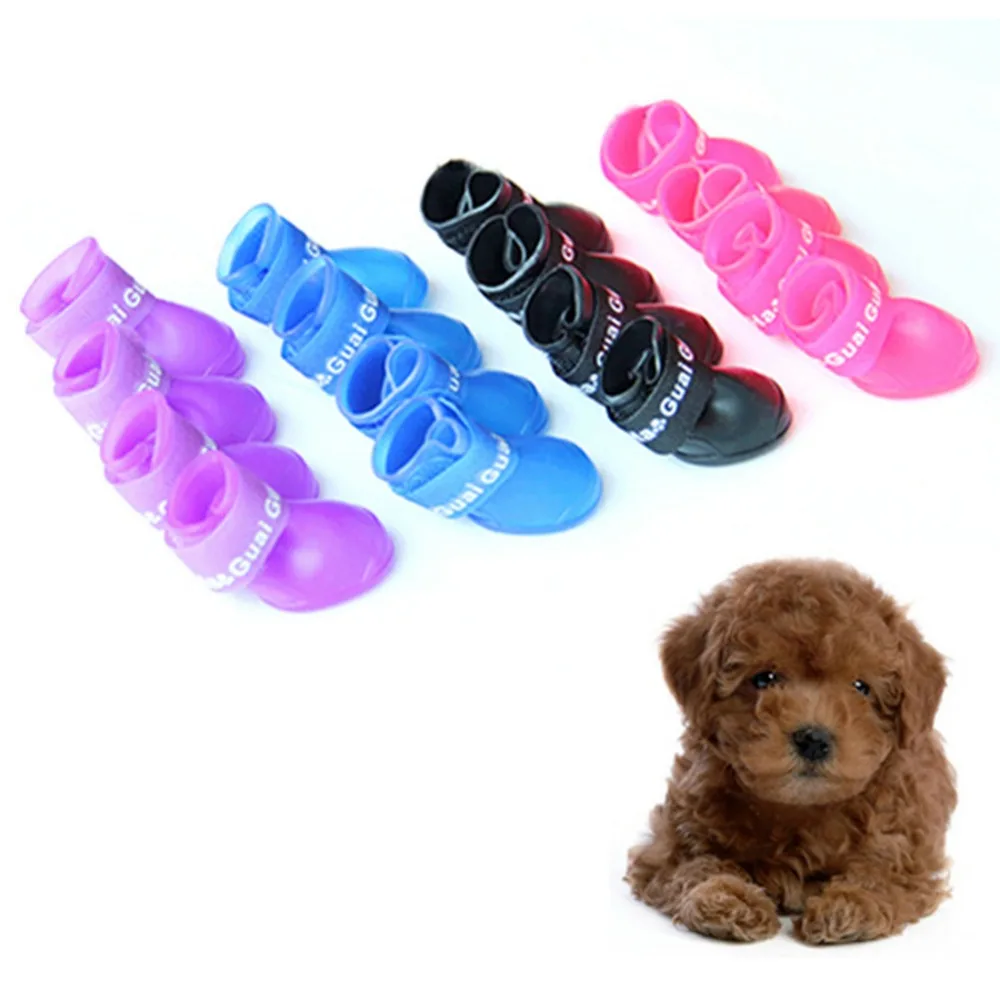 Водонепроницаемые резиновые ботинки для домашних животных|dog candy|dog bootiespet shoes |