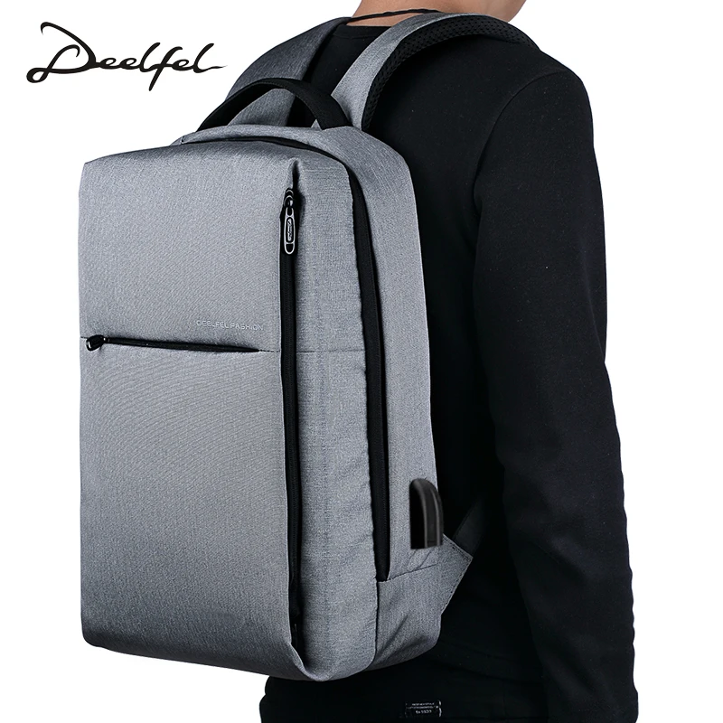 DEELFEL Backpack For Men Multifunction USB Charging Port 15 inch Laptop Mochila Anti theft Waterproof Travel Bags | Багаж и сумки