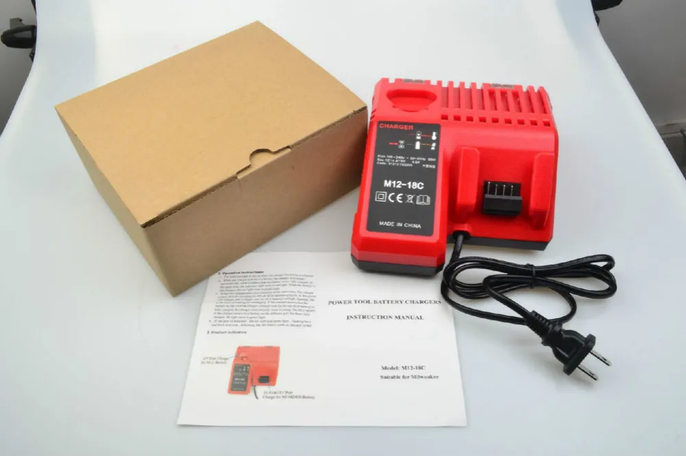 Для Милуоки M12 18C литиевая батарея зарядное устройство milwaukee12V 18V M1218|Зарядные