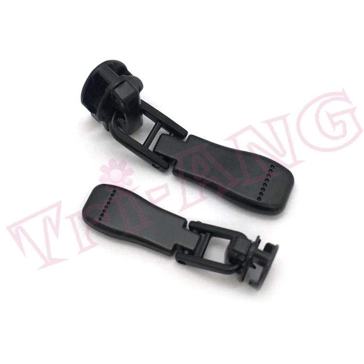 

20pcs/lot, Pure Black 3# and 5# Fashion Zipper Pulls Specially for Reverse Nylon Zipper