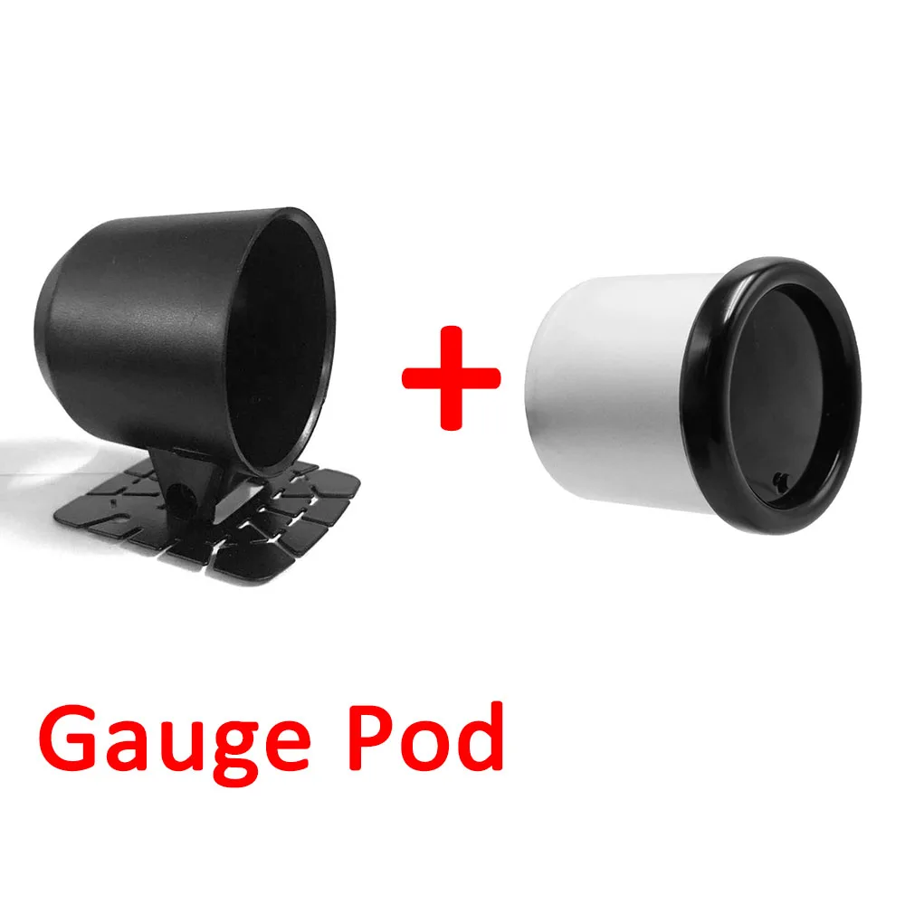 Gauge Pod Универсальный 12 В " 52 мм авто 7 цветов вольтметр светодиодный с датчиком и держателем вольтметр - Цвет: Gauge Pod