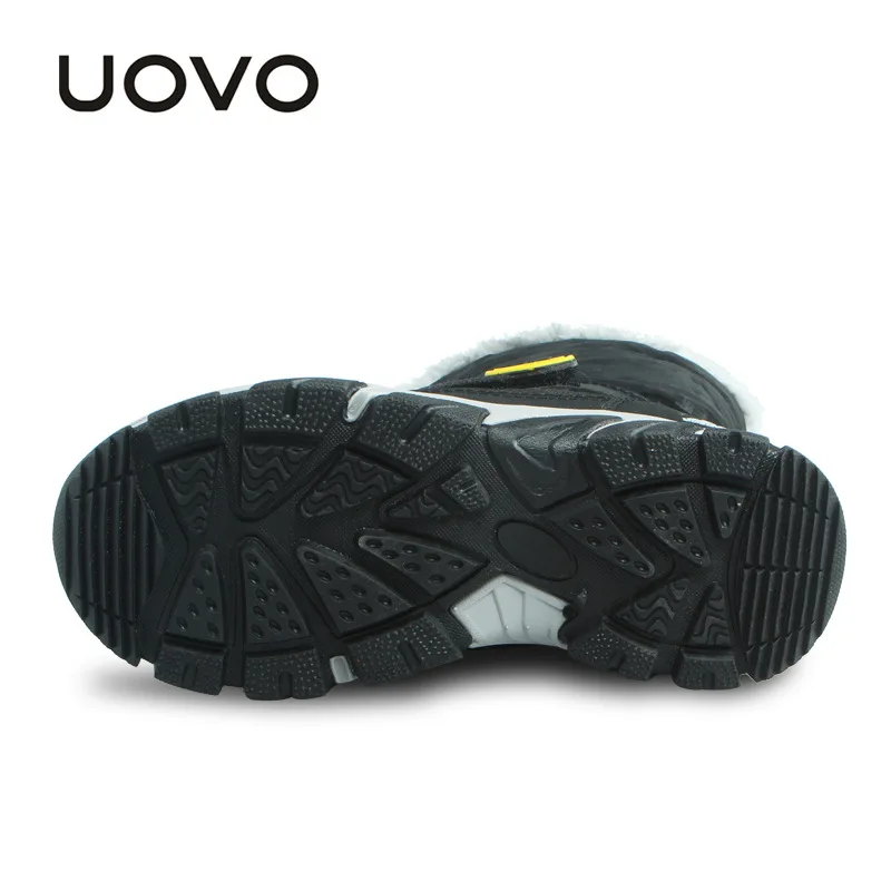 UOVO/сапоги для девочек детские сапоги теплые зимние до середины икры мальчиков