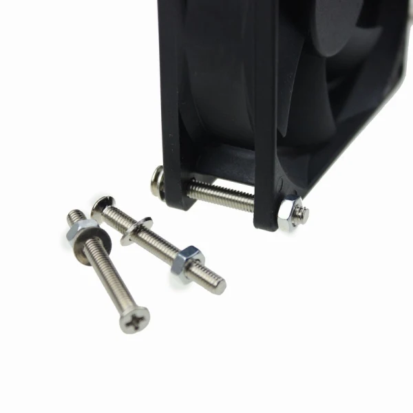 20 шт. M4 * 35 мм Серебристый стальной винт с плоской головкой для 120x120x25 мм|flat fan|20