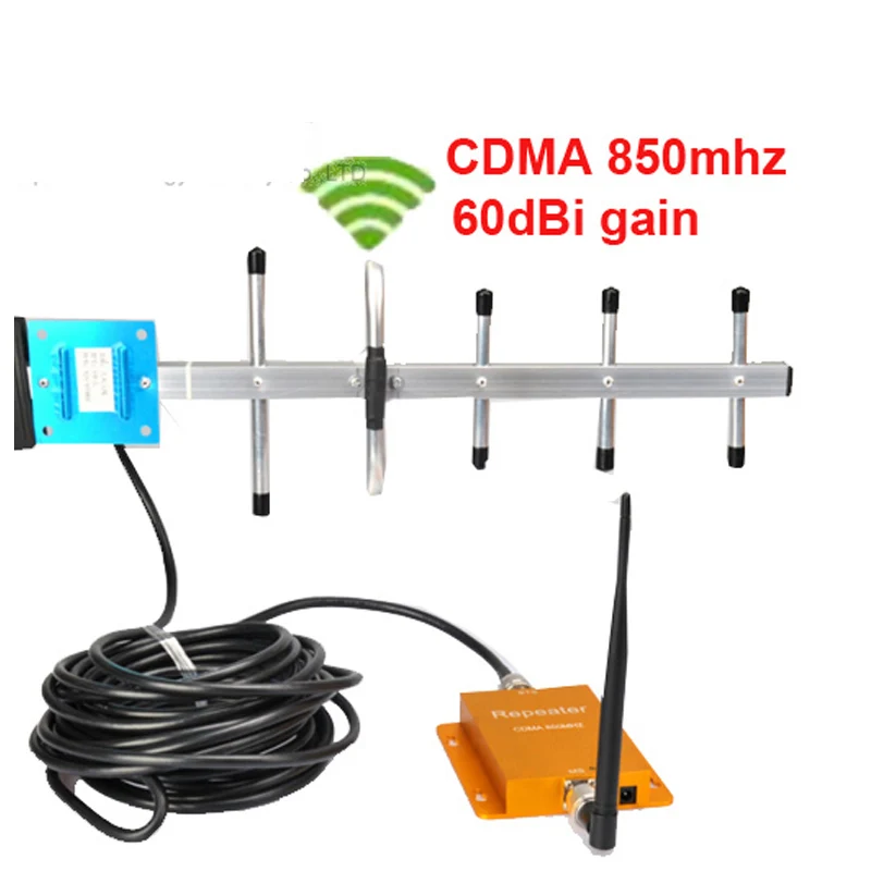 

w/ 10M cable & yagi antenna gain 60dbi CDMA repeater 850Mhz signal booster cdma booster repeater,cdma amplifier signal booster