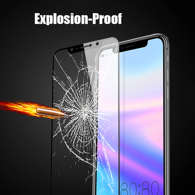 3D Tempered Glass For Xiaomi Redmi Note 6 Pro Screen Protector Protective Film 6.26 inch Full Cover | Мобильные телефоны и