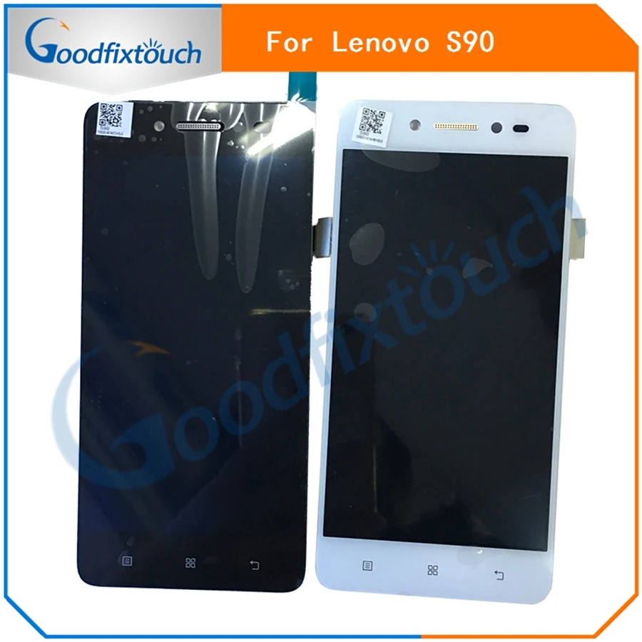 Для Lenovo S90 ЖК дисплей с кодирующий преобразователь сенсорного экрана в сборе