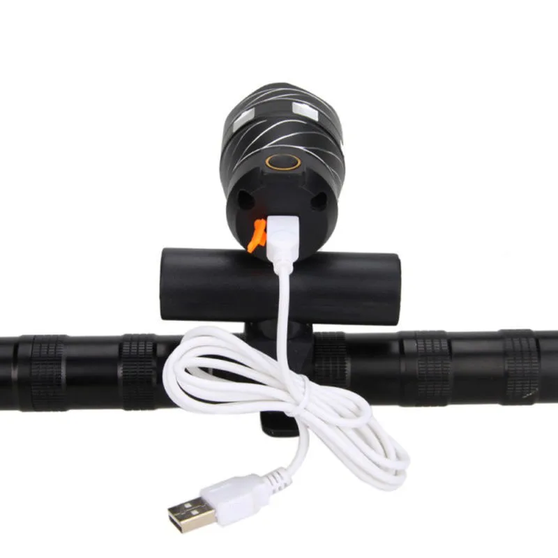 Велосипед светильник USB Перезаряжаемые MTB дорожный Велосипедные Фары Светильник