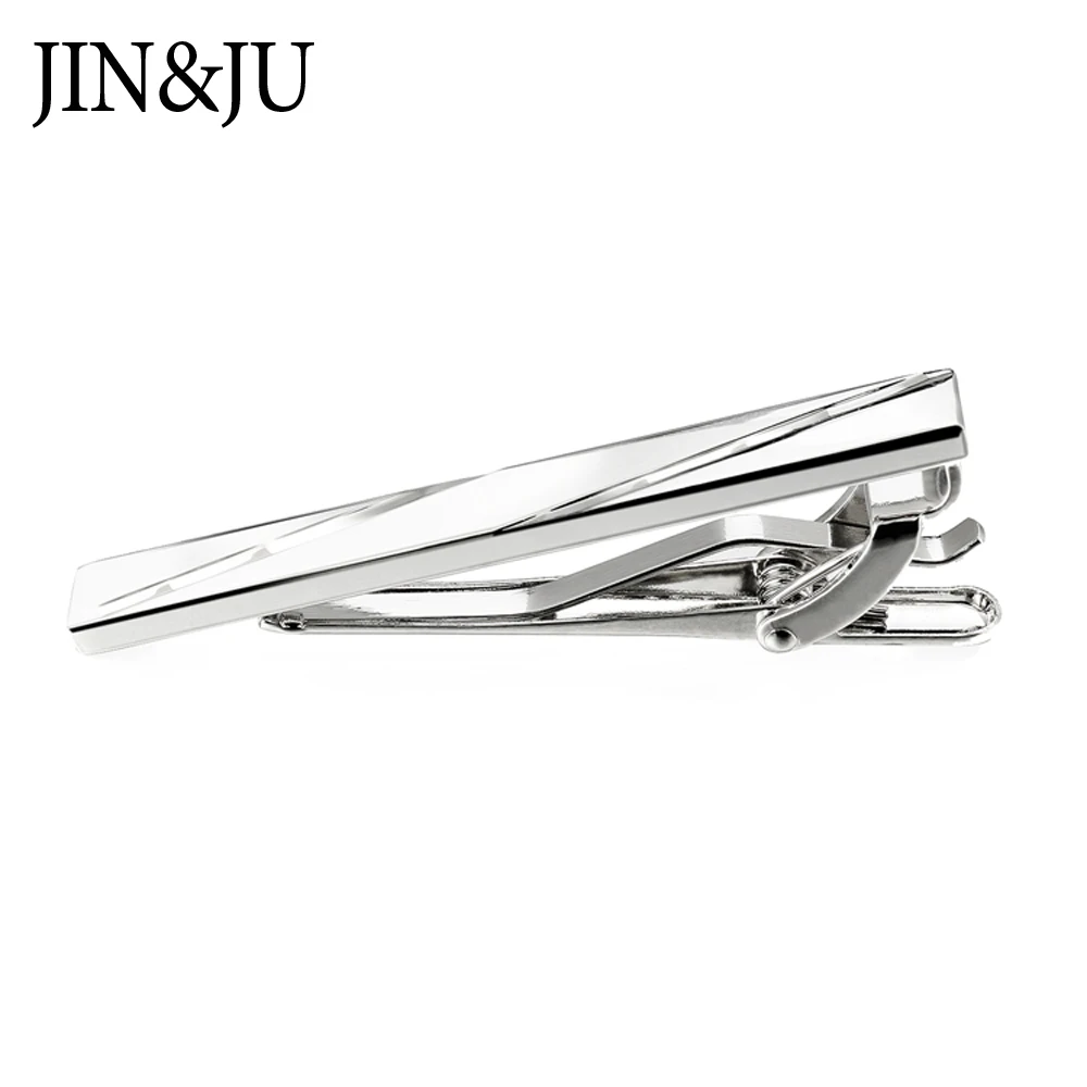 JIN & JU ювелирные изделия Тощий зажим для галстука булавки короткие мужские s