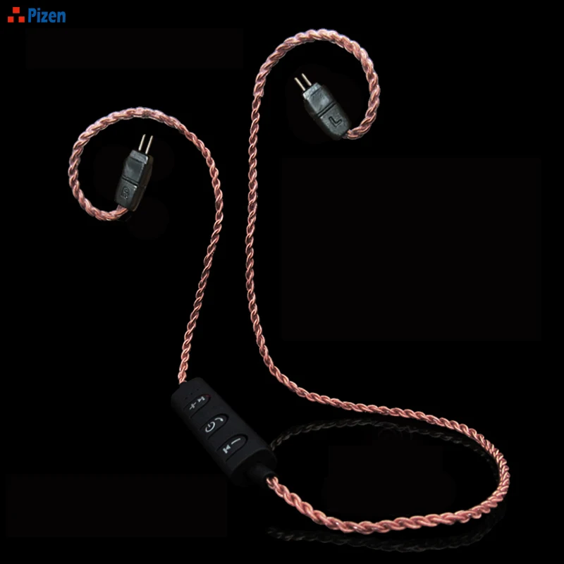 PIZEN TJBT42 наушники mmcx беспроводные Bluetooth наушники медный кабель для IE80 SE215 se535 SE846/ZS10 ES4/QKZ TRN senfer провод