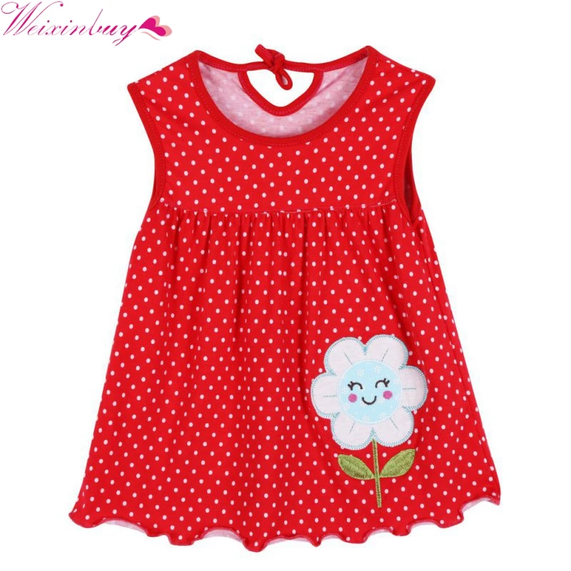 CuteSummer/милые платья для маленьких девочек цельнокроеное мини-платье